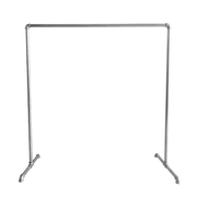 Double clothes rack CDR-02 - metal garment rack on white background | Artisansa SA