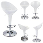 Acrylic dome bar stool set of 2 in one box - clear modern design for home bar | Artisansa SA