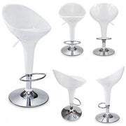 Acrylic dome bar stool set of 2 in one box - clear modern design for home bar | Artisansa SA