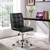 Leather Office Chair Adjustable Counter Chairs (Set of 2) CR-B16