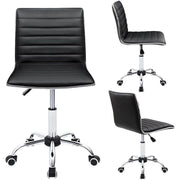 Adjustable bar stool set featuring ergonomic design and PU leather seat, perfect for modern spaces.