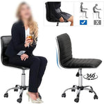 Adjustable bar stool set featuring ergonomic design, 360-degree swivel, and sleek black PU leather material.