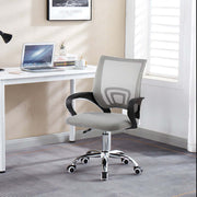 ergonomic mesh office chair in grey adding pop of colour with breathable mesh and sponge seat | Artisansa SA