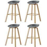 Scandinavian Kitchen Bar Chairs Set of 4