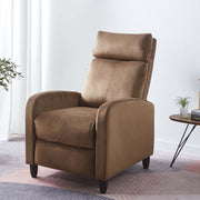 Recliner Chair CR-KJ2003 in a cozy living space, showcasing plush cushions and a sleek design.