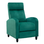 Recliner Chair CR-KJ2003 in a vibrant green color, designed for ultimate comfort and relaxation.