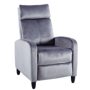 Recliner Chair CR-KJ2003 in modern gray upholstery, featuring plush upholstery and sleek design for ultimate comfort.