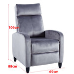 Recliner Chair CR-KJ2003 with plush cushioning, ideal for relaxation and providing good posture support.