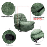 Swivel Rocker Glider Couch with Phone Holder CR-KJ2026