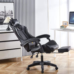 Ergonomic Gaming Chair CR-M2 All Black 180 Degree Reclining Feature in Home Office - ArtisanSA