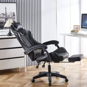 Ergonomic Gaming Chair CR-M2 All Black 180 Degree Reclining Feature in Home Office - ArtisanSA