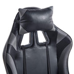 Ergonomic Gaming Chair CR-M2 All Black Premium Leather Headrest and Neck Pillow - ArtisanSA