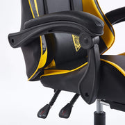 Ergonomic Gaming Chair CR-M2 Black and Yellow with Reinforced Linkage Armrests Detail for Stability - ArtisanSA