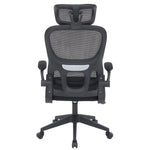 Ergonomic office chair CR-W1 with adjustable headrest and breathable mesh back for all-day comfort and support.