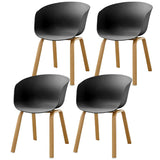 Dining Chairs  Set of 4  CR-W03 Black