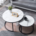Nesting Coffee Table CT-002 White Space Saving Design - ArtisanSA