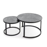 Nesting Coffee Table CT-002 All Black Modern Style - ArtisanSA