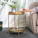 2 Tier Side Coffee Table CT-015