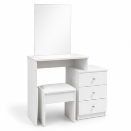 Dressing Table with Mirror and Stool DR-12