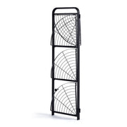 Black metal ladder with decorative design on a white background | Artisansa SA