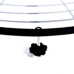 Close-up of a bicycle wheel with a black rim and silver spokes on a white background. | Artisansa SA