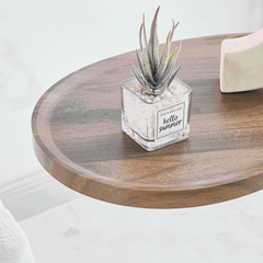 Brown Wooden Side Table OT2130 in room setting4
