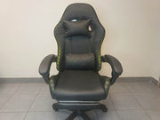 LED Light Gaming Chair featuring ergonomic design and comfortable cushions, perfect for gamers and office use.