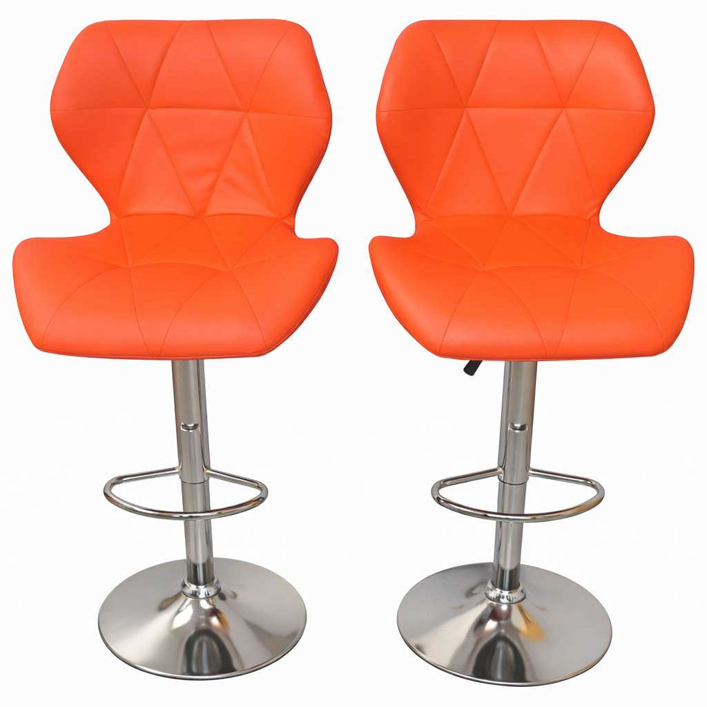 Retro Style Bar Chairs, Set Of 2 (DEMO STOCK) by Sam