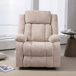 Electric Power Lift Recliner chair in beige upholstery, designed for comfort and mobility support.