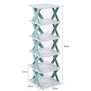 Tiered Shoe Rack Stand Organizer KJZ3192 6-Tier Height 81.5cm - ArtisanSA