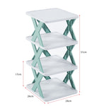 Tiered Shoe Rack Stand Organizer KJZ3192 4-Tier Height 49.5cm - ArtisanSA