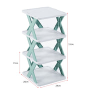 Tiered Shoe Rack Stand Organizer KJZ3192 4-Tier Height 49.5cm - ArtisanSA