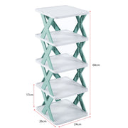 Tiered Shoe Rack Stand Organizer KJZ3192 5-Tier Height 65cm - ArtisanSA