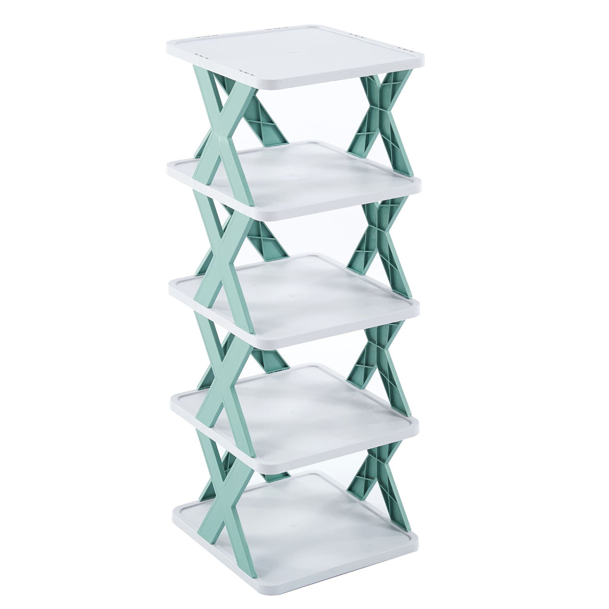 Tiered Shoe Rack Stand Organizer Detachable Storage KJZ3192(3-9）