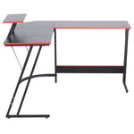 L-Shaped Desk with Monitor Shelf OD-59 featuring a sleek design and modern functionality.