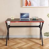 Gaming Desk Computer Desk Home Office Desk Work Table with Cup Holder and Hook PH-496