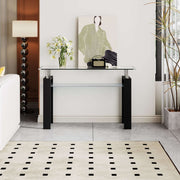 Two-Tier Rectangular Glass Coffee Table 120cm – product image 5