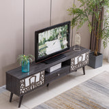 Rustic Mordern TV Stand Grey Wood TV-103