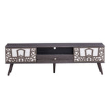 Rustic Mordern TV Stand Grey Wood TV-103