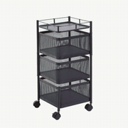 3 Tier Cubic Storage Cart SF-105 - Artisan SA Premium Furniture
