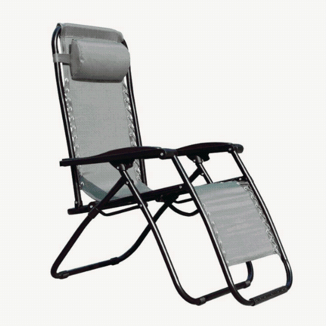 Reclining Outdoor Lounger Chairs (2 Chairs in 1 box)  KJDC003