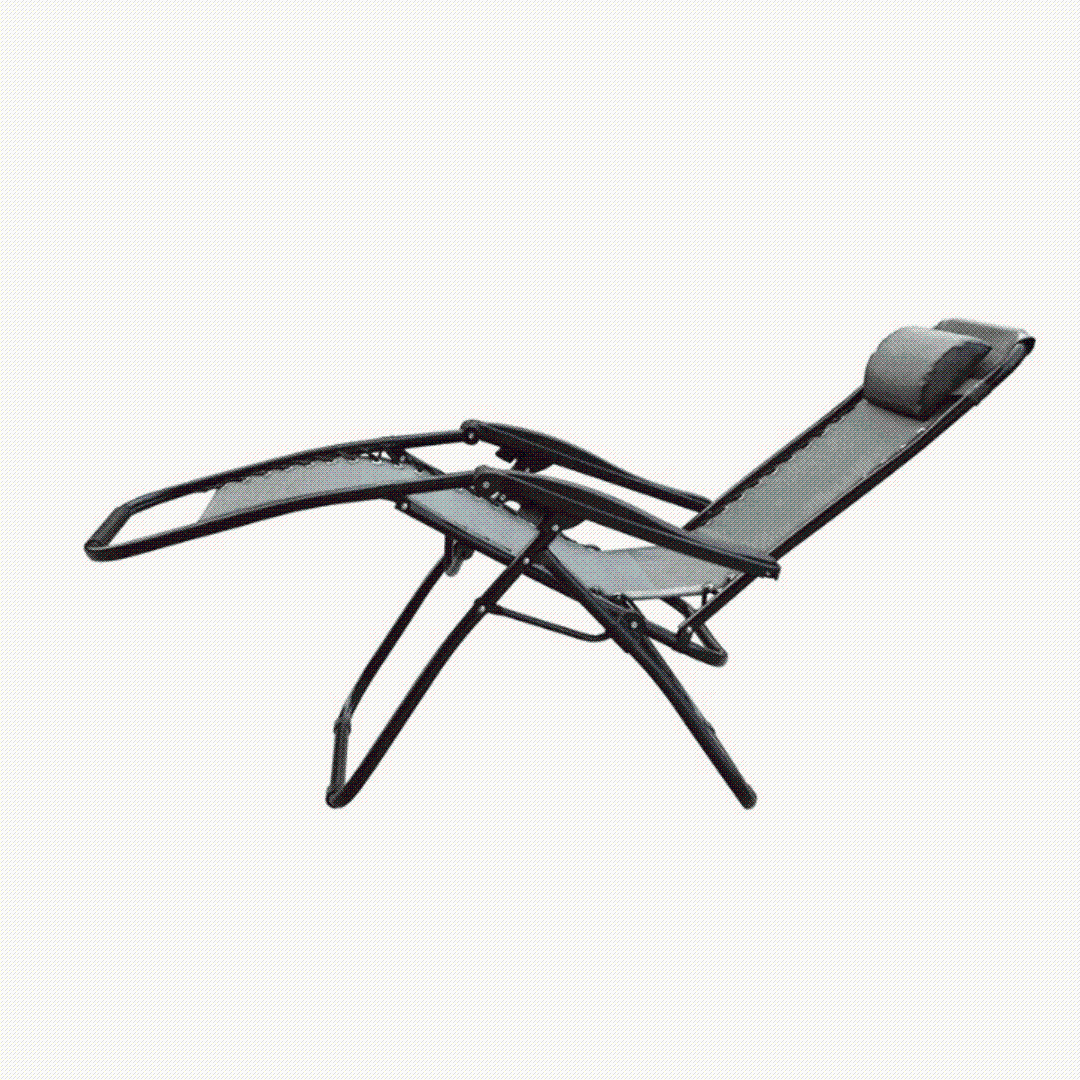 Reclining Outdoor Lounger Chairs (2 Chairs in 1 box)  KJDC003