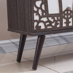 Rustic Modern Grey Wood TV Stand - TV-1034
