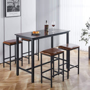 Bar Table Stool Set Home Dining Room Table Chairs BT-02