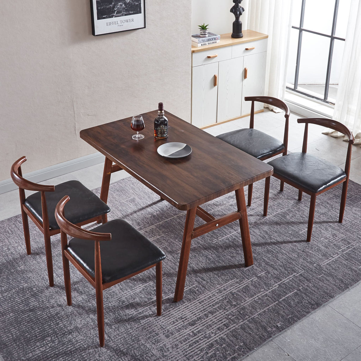 Walnut and Wood Dining Tables DT-127