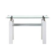 Two-Tier Rectangular Glass Coffee Table 120cm – product image 14