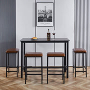 Bar Table Stool Set Home Dining Room Table Chairs BT-02