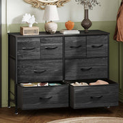 Stylish Fabric 8-Drawer Storage chest with lightweight design and ample storage space for organization.