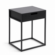 Iron Frame Nightstand with Drawer OT-2107