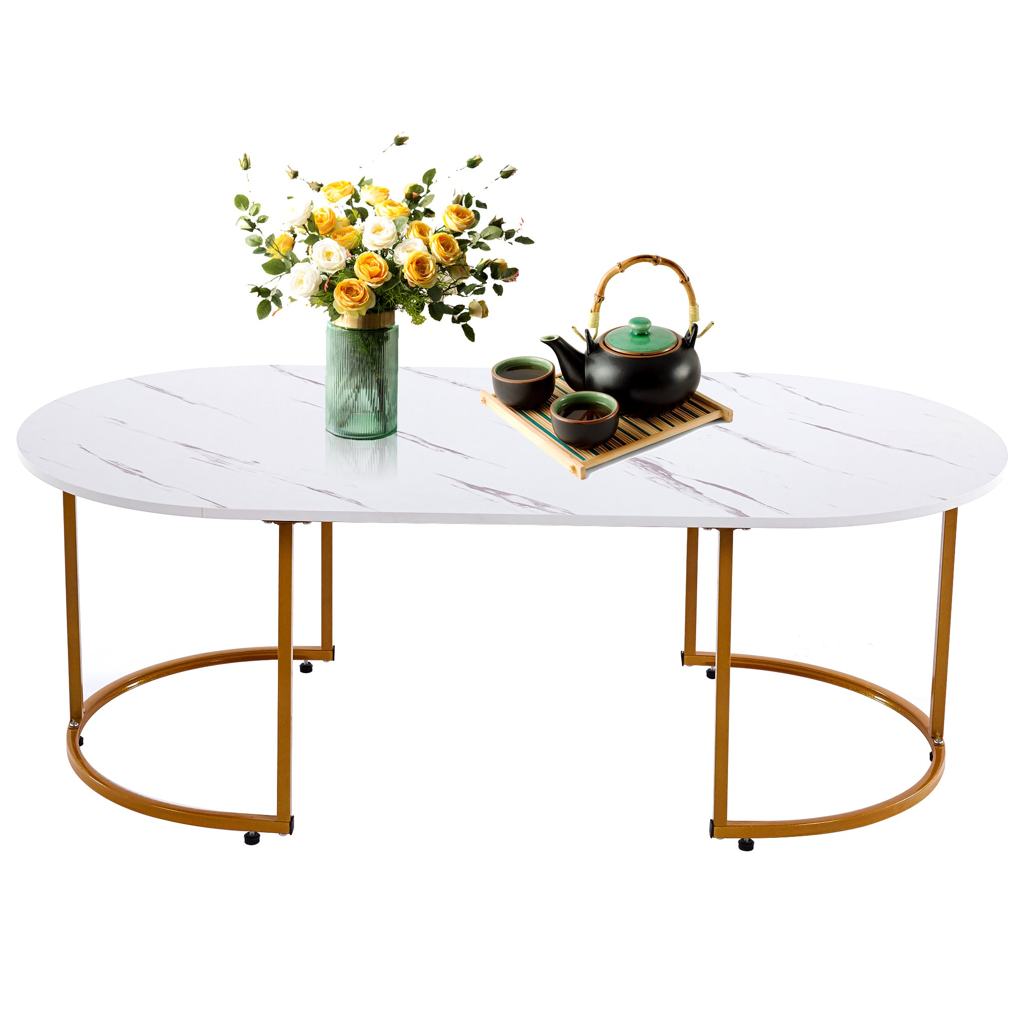 Coffee Table Sofa Side Table CT-CH07 WHITE